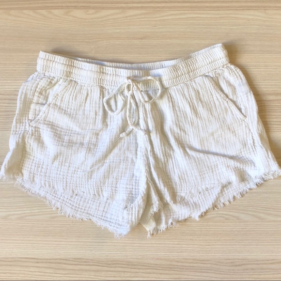 aerie Pants - Aerie White Shorts Drawstring